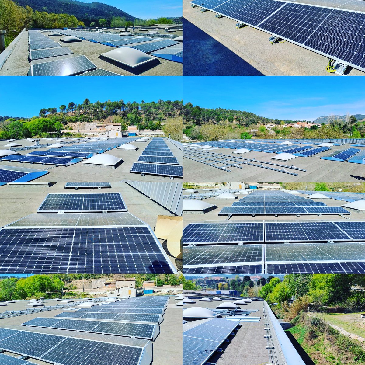 GadicInfo's tweet photo. Continuem amb l instalacio FV sobre coberta en nau industrial per nelspruit de 100 kW ampliable a 250kw en la pobla de Claramunt (Igualada) per donar servei en comunitat energètica a tot el polígon.
Feina encarregada al instal.lador de referència en la zona J.ROMEU.@GadicInfo https://t.co/olK5nYjvtA