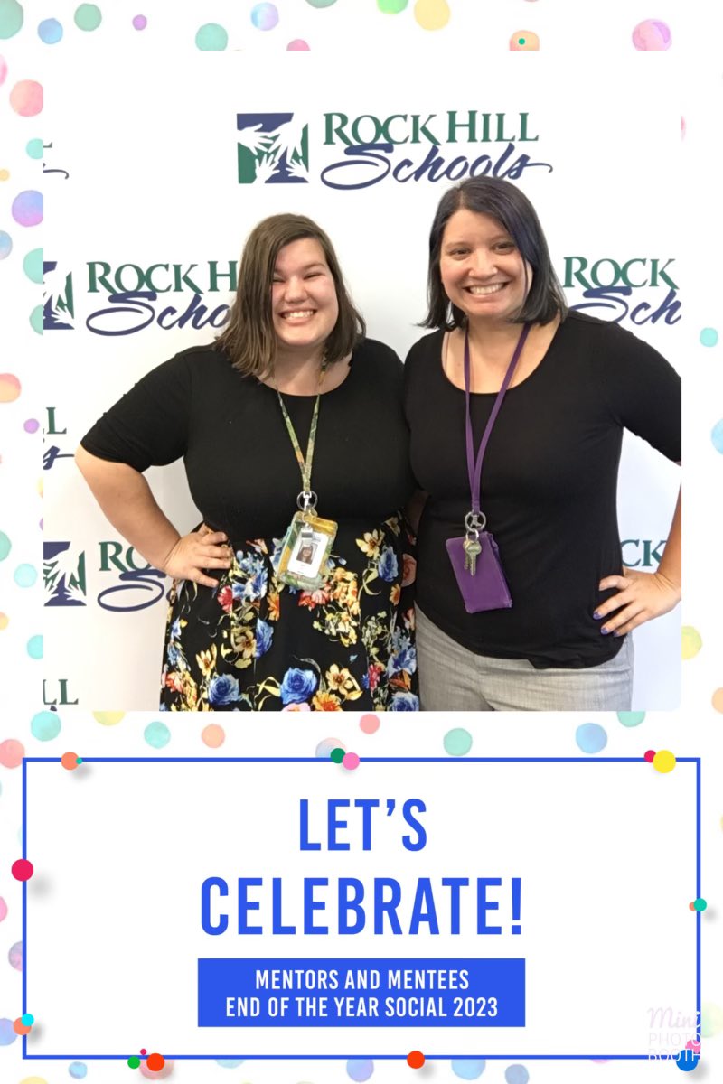 Have loved mentoring this girl since @WinthropCOE <a href="/winthropu/">Winthrop University</a> and beyond! You are an amazing teacher <a href="/mswardteach/">Lyn Ward</a>! So proud! <a href="/OldPointeElem/">Old Pointe Elem</a> <a href="/RockHillSchools/">Rock Hill Schools</a> #RockSolid #MentoringMatters 💜👩‍🏫