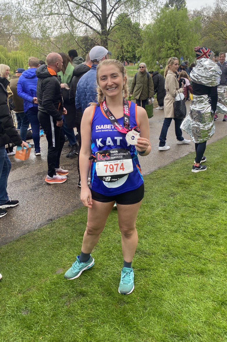 UHL Paediatric Diabetes Team (@cypd_uhl) on Twitter photo Huge Congratulations to our Dietitian on completing the <a href="/LondonMarathon/">TCS London Marathon</a> yesterday! 🎉
At least she was the expert on how to carb load! 😅
Thanks to all who donated - your contributions will go a long way in supporting the Highs and Lows Group!
<a href="/DiabetesUK/">Diabetes UK</a> <a href="/Leic_hospital/">Leicester's Hospitals</a> Huge Congratulations to our Dietitian on completing the <a href="/LondonMarathon/">TCS London Marathon</a> yesterday! 🎉
At least she was the expert on how to carb load! 😅
Thanks to all who donated - your contributions will go a long way in supporting the Highs and Lows Group!
<a href="/DiabetesUK/">Diabetes UK</a> <a href="/Leic_hospital/">Leicester's Hospitals</a>
