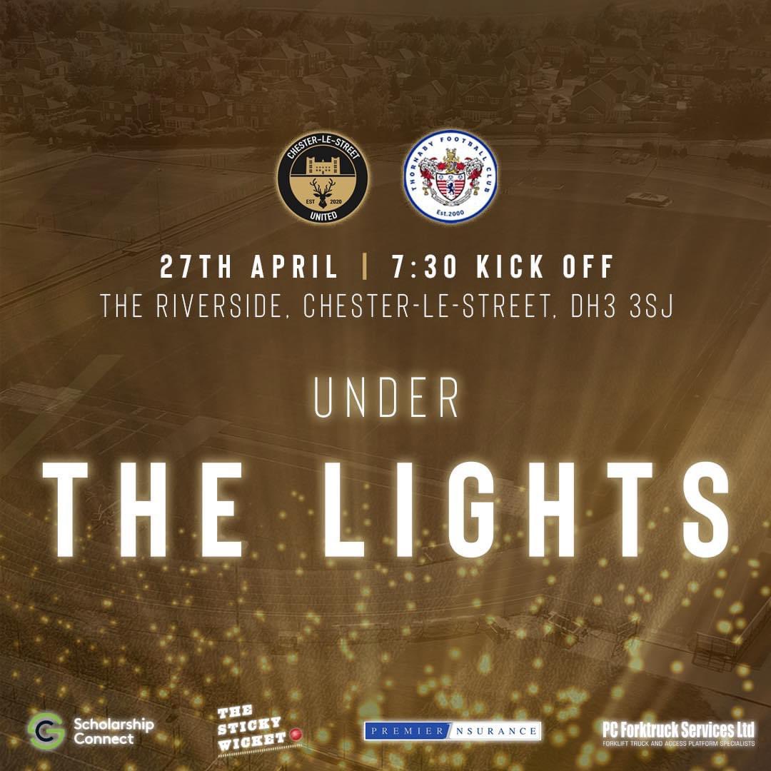 💡 Under The Lights

⚽ @CLSUnitedWomen v @ThornabyFCWomen 

🗣 After @premierleague investment we are delighted to open our brand new floodlights to enhance the whole Riverside facility. 

🫶 Come and join us on the night free of charge!

#UnitedWeStand