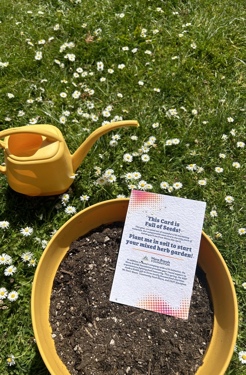 4ward20 in review:
- 18,000 seed cards distributed
- $42,000 raised by Wana Brands
- $150,000 donated by the Wana Brands Foundation

Thank you to everyone who contributed in the fight against food insecurity. We couldn't do it without our community! 
wanabrands.com/weedouthunger