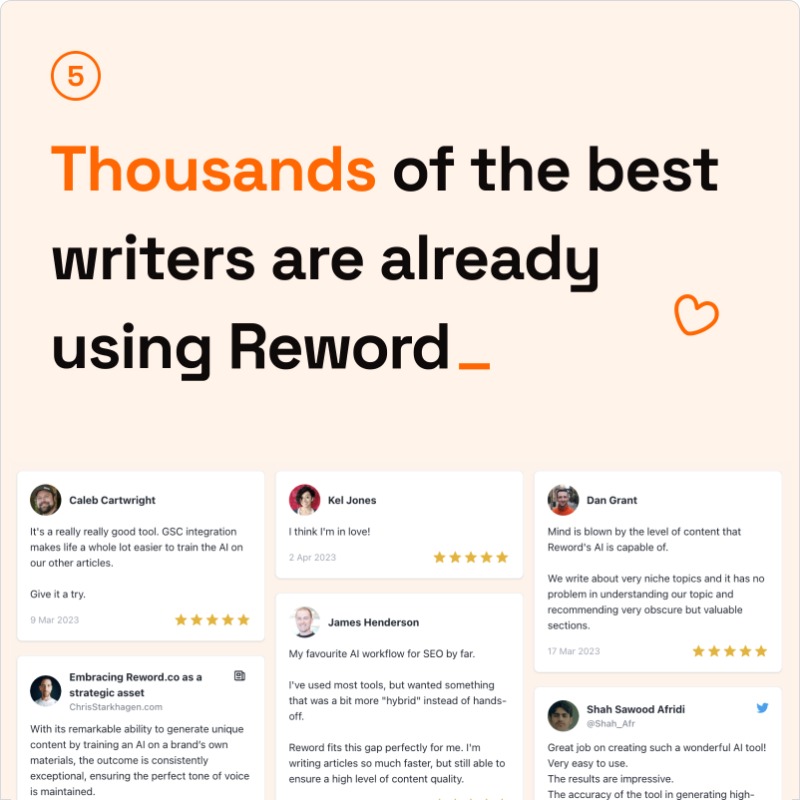 calconverts's tweet photo. Tired of boring, inaccurate AI articles?

Me too.

So I built Reword, an editor that learns from your blog and can cite itself.

We did what ChatGPT couldn't.

Don't believe me? Try it for free...