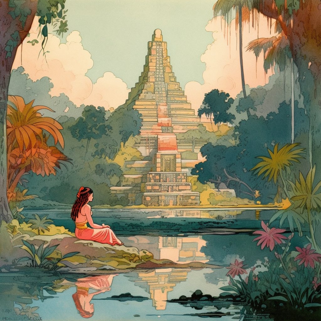 corichavez's tweet photo. @NFTicket Chichen Itza with Midjourney https://t.co/1Zvnr2X4ki