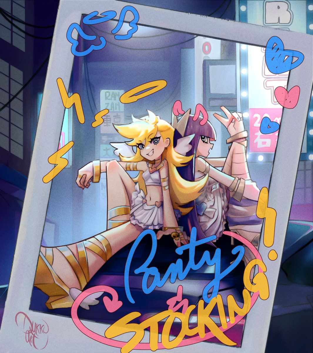 💛 Panty and Stocking 💜
#PantyStocking #animegirl #idol
