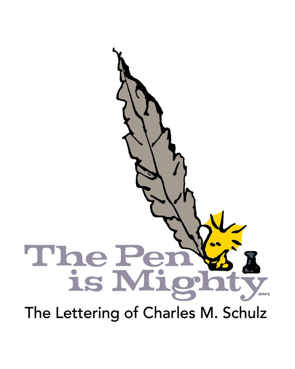 SchulzMuseum's tweet photo. #MondayMood.

This detail is from a Peanuts Sunday comic strip first published on October 21, 1973. 

✒️ Visit "The Pen is Mighty," on view through July 9, to see this original Sunday comic strip and learn more about Schulz's signature lettering style: https://t.co/ZbvE47KdnU https://t.co/mqIG0Bt19a