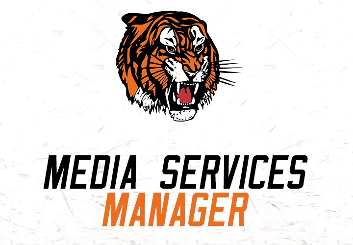tigershockey's tweet photo. We are looking to hire a Media Services Manager to join our team at the Medicine Hat Tigers Hockey Club.  
If you are strong in teamwork and have the right experience for the job, then apply for the position of Media Manager today!  

https://t.co/KQBlHyqf87 https://t.co/XMgFAVTnb1