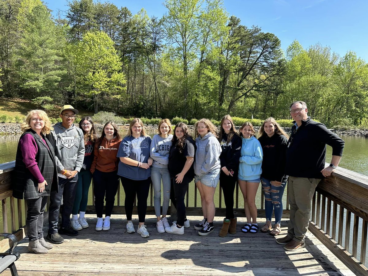 NCCATNews's tweet photo. Honored to have Mrs. Beck's class of Teacher Cadets from Hayesville High School @clayschools_nc with us at #NCCAT today. Thank you to them for learning more about the profession that makes all others possible - teaching. 
Good luck to them in their future careers! https://t.co/t17JXnPvMv