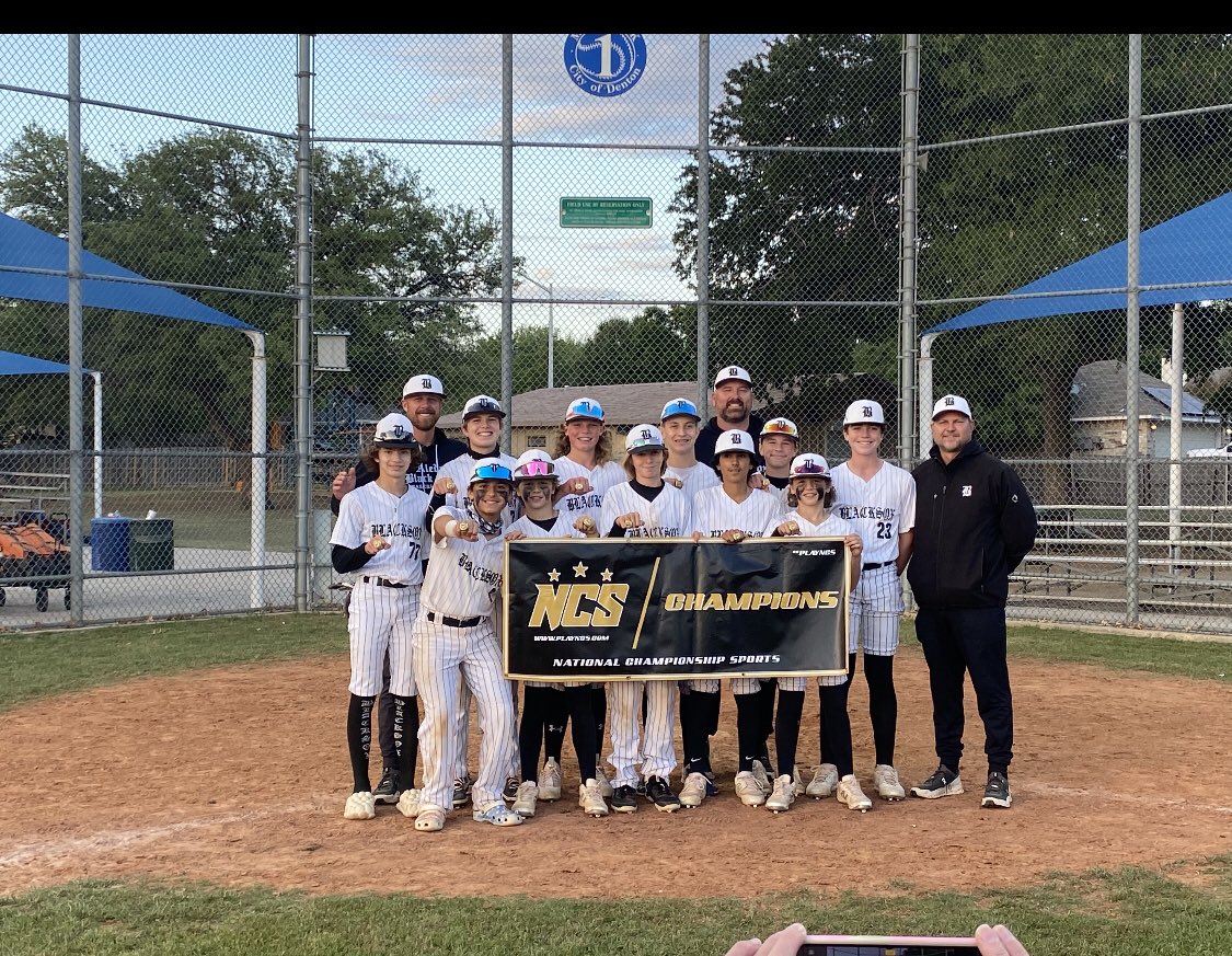 Congratulations Aledo Blacksox Mulkey for bringing home the Championship in the 13U OPEN division at The Ranch Tournament in Denton this weekend <a href="/AledoBlacksox/">Texas Blacksox fka Aledo Blacksox Baseball Club</a>