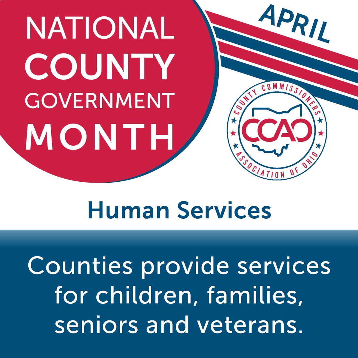 OHCounties's tweet photo. It’s the final week of #NationalCountyGovernmentMonth. Counties provide essential services for children, families, seniors and veterans. #strongercountiesstrongerohio https://t.co/0JCOpZP0cm