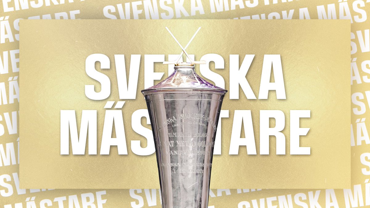 SM-GUUUUULD 🏆
Vi är svenska mästare för fjärde gången i klubbens historia 🤩