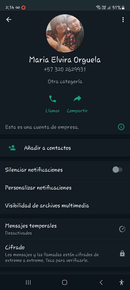 Ange_Cadavid's tweet photo. Ojo están usando la foto de mi mamá para estafar, el número que utilizan es 320 2629931, y el nombre del estafador es Edgar Hugo Quitian Pedraza 

Por favor compartir https://t.co/Cwk8JNoG69