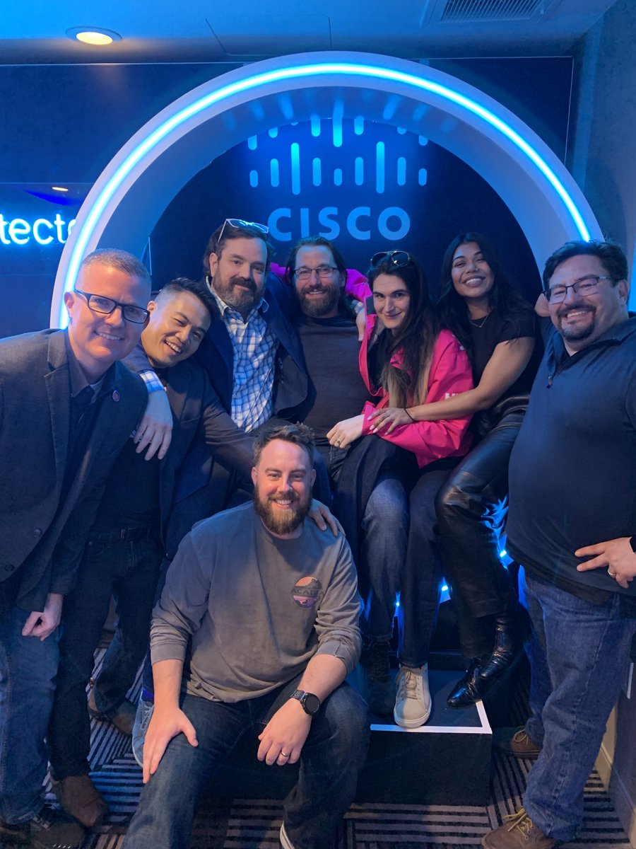 CiscoSecure's tweet photo. ✨ We've got lots of exciting things planned in the Cisco Customer Lounge this week at #RSAC! ✨ 

📸 Come take a pic, speak with our experts, maybe even catch the live recording of a #security podcast! 👀

@kpyke @techwithtaz @cindyv @MitchNeff @gattaca @TalosSecurity https://t.co/JwmecXA17B