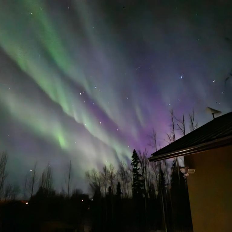 BitchnBiscuitAK's tweet photo. One more picture of last night's Aurora show! https://t.co/MpIteFiulp