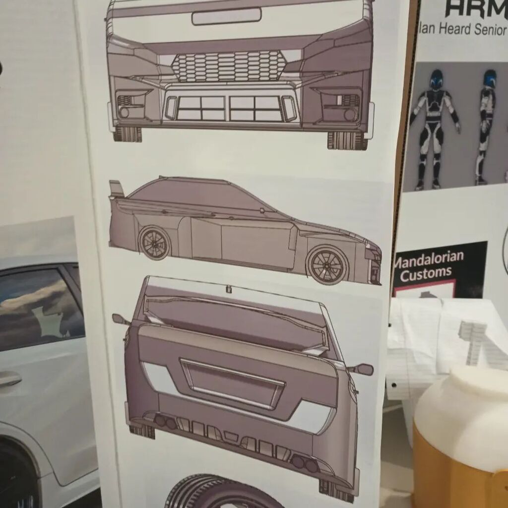 Carter presenting on his Subaru Design. instagr.am/p/Crbfeg8uNdz/