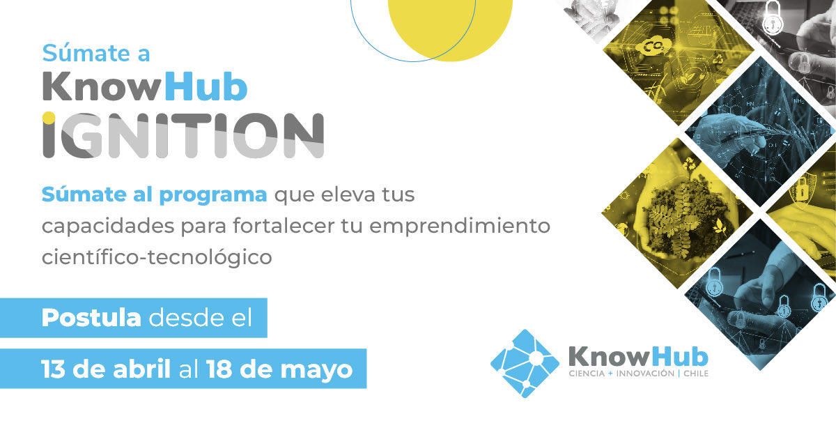 eoman's tweet photo. Atención emprendedor@s, investigador@s y universitari@s: se encuentra abierto el programa #KnowHubIgnition que en esta versión tiene 2 focos:
✅ Para todo tipo de #EBCT
✅ Con foco en cambio climático, economía circular en agroindustria y ciberseguridad.
➡️https://t.co/NiTvNG2Znh https://t.co/guobvKnJwG