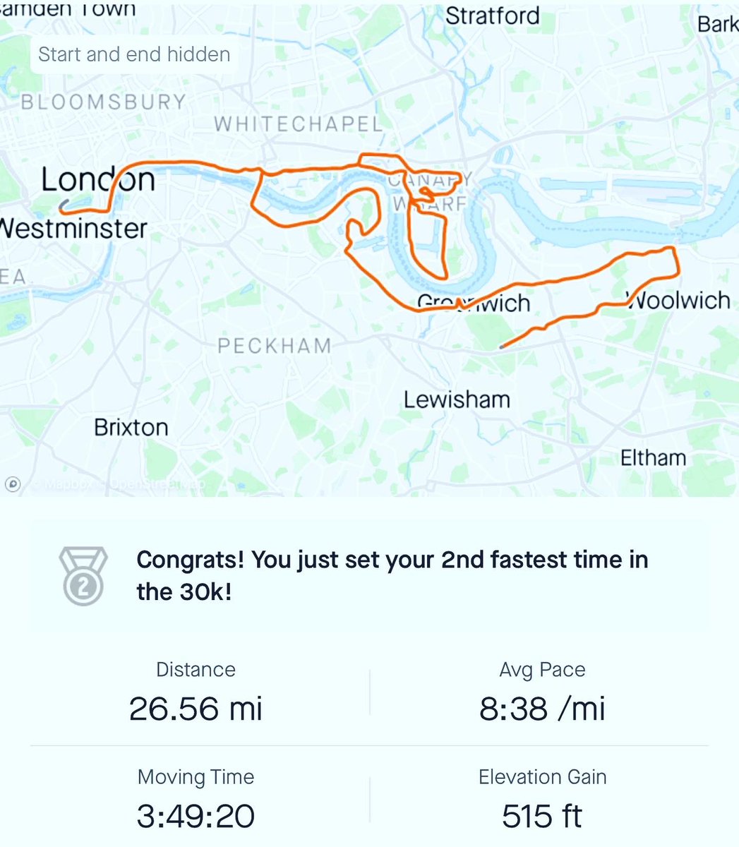 lulabelle_1981's tweet photo. A brutal race, difficult conditions.. I didn’t get my desired time but it was my 6th marathon &amp; I got my marathon PB having not done one for 10 years 🥳. Ran for @ParkinsonsUK after my mum was diagnosed 3 years ago 💙🏃🏻‍♀️🩵. https://t.co/ncxwdsZRLi please donate to a great cause xx https://t.co/DoqClBBgYp