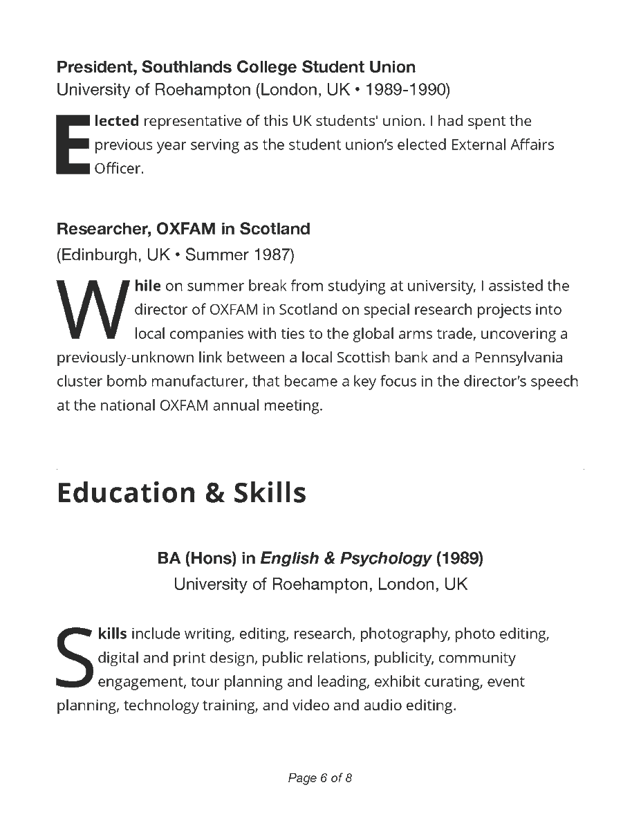 flyingmonkeyair's tweet photo. Nigel Parry's resumé in image format (3 of 3) https://t.co/r7GSqb05L8