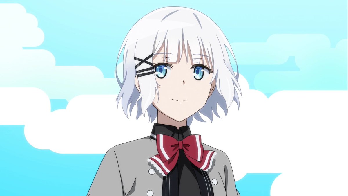 WHCDaily's tweet photo. The white hair character of the day is Siesta from Tantei wa Mou, Shindeiru. https://t.co/3STmUsepRw