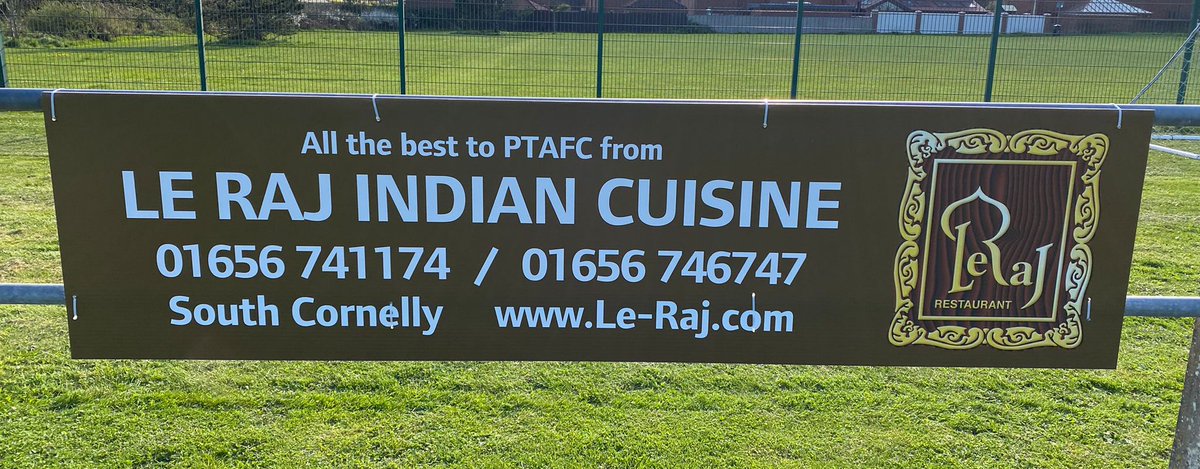 PorthcawlTownFC's tweet photo. ‼️‼️SPONSOR APPRECIATION‼️‼️

Big thank you to our newest sponsor Le Raj 

Your support is massively appreciated 🔴⚪️🔵

#UppaTown #PTAFC https://t.co/sdStwFf02I