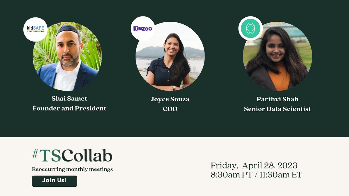 SpectrumLabsAI's tweet photo. FRIDAY: #TSCollective members come together for a #TSCollab on Boosting Cross-Dept Collaboration for Child Protection Online🤝
💡Reminder: #TSCollective members ONLY!
🔗Join #TSC today: https://t.co/KasT3L8cky
#OnlineSafety #ChildSafetyOnline #COPPA https://t.co/EekGXq0GPA