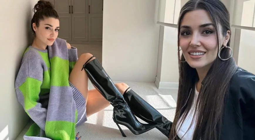 Hande Erçel'in ayakları olay oldu! 'Ayakkabının devamıdır inşallah'

bit.ly/3H68xN5