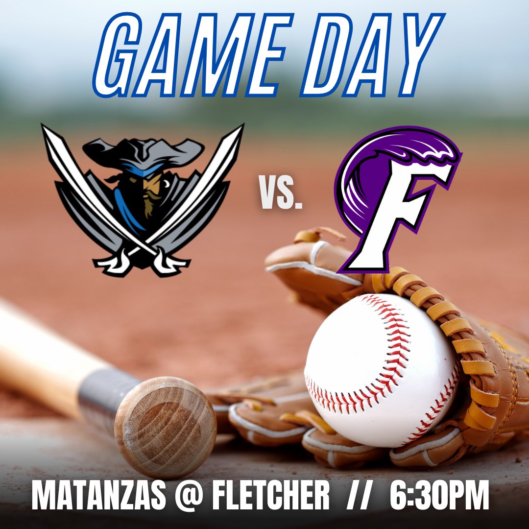 ⚾️ GAME DAY
🆚 Fletcher
📍 Fletcher High School
⏰ 6:30PM