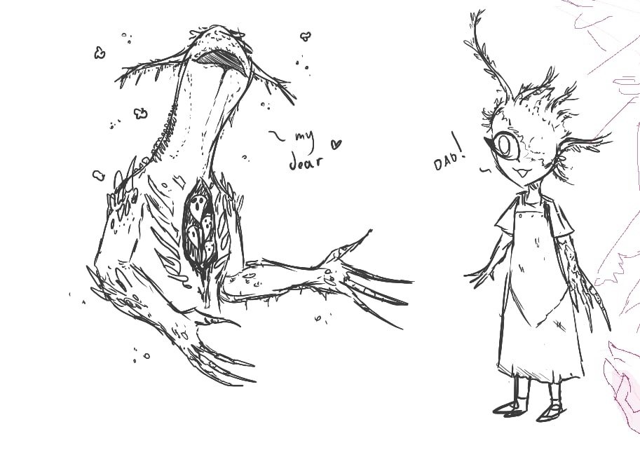 Arguntaab's tweet image. a couple of original warden's in my fun AU