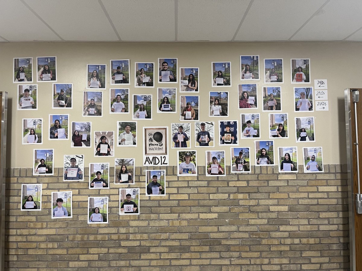 @wegoprincipal (@wegoprincipal) on Twitter photo Every day I walk by this wall and I see more and more of our AVID students receiving college acceptance letters and scholarship offers from amazing schools. Keep up the great work âŠ<a href="/WegoAVID/">West Chicago AVID</a>â© Every day I walk by this wall and I see more and more of our AVID students receiving college acceptance letters and scholarship offers from amazing schools. Keep up the great work âŠ<a href="/WegoAVID/">West Chicago AVID</a>â©