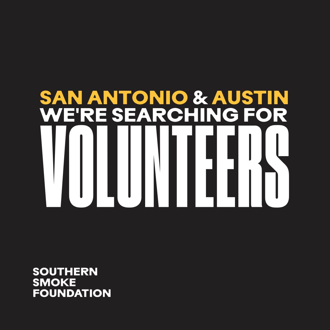 #sanantonio + #austin Southern Smoke Foundation is the charity beneficiary of the upcoming #TasteMakerAwards events in Austin (May 11) and San Antonio (May 18), and we can use your help as we party both nights! Interested?  ➜ southernsmoke.formstack.com/forms/ssf_volu…