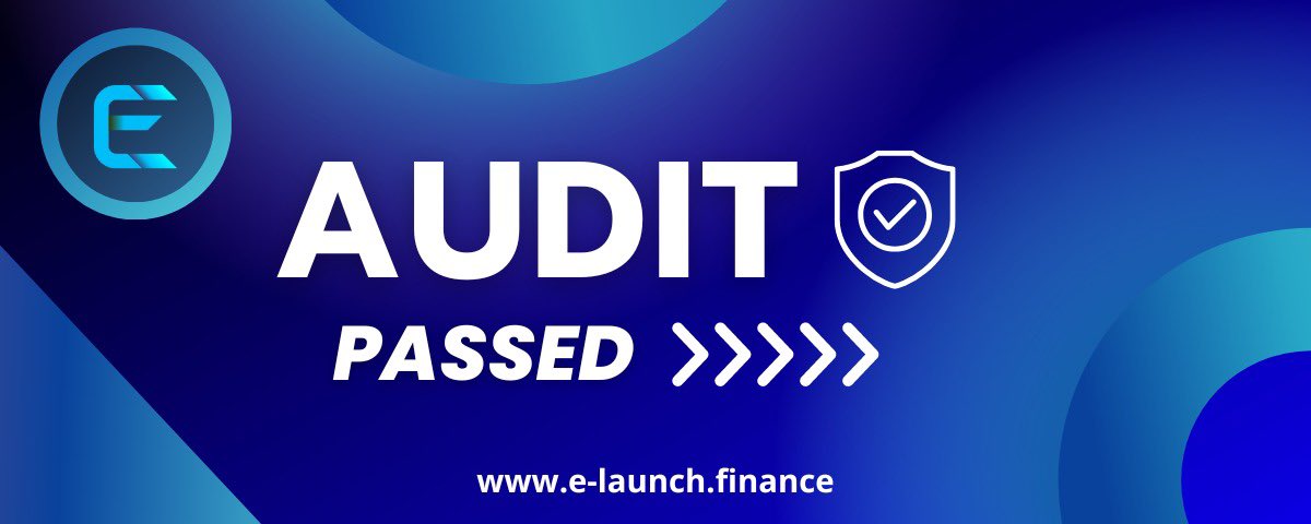 ELaunchOfficial's tweet photo. Audit passed, contract clean✅

https://t.co/o625snjdj3 #bsc #Binance #launchpad #elaunch #presale https://t.co/W3YroDtG7A