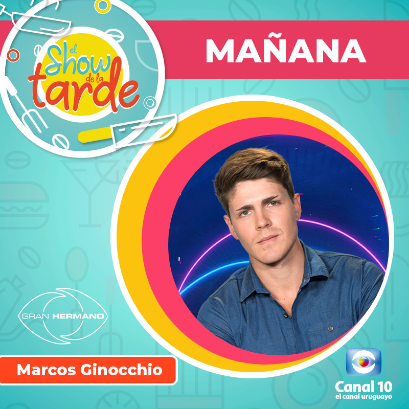 canal10uruguay's tweet photo. ¡MAÑANA llega @marcosginocchio el ganador de #GranHermano a #ElShowDeLaTarde! 😍🏠👏 ¡A las 14:30 llega la visita más esperada de todas a la pantalla del 10! ¿Qué pregunta le harías al primo? 😲📺❤

#MarcosEnUruguay @elshowtarde10 | @AldoMartiinez @paobianco https://t.co/AudPKrNNdq