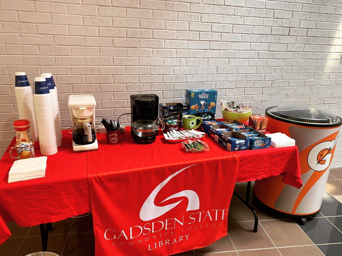 GSCCLibrary's tweet image. Don&apos;t forget about Study Gate! With finals approaching next week, be sure to visit one of the GSCC Libraries this week and get some free snacks and drinks to fuel up for studying or take a study break! #studygate #studysnacks