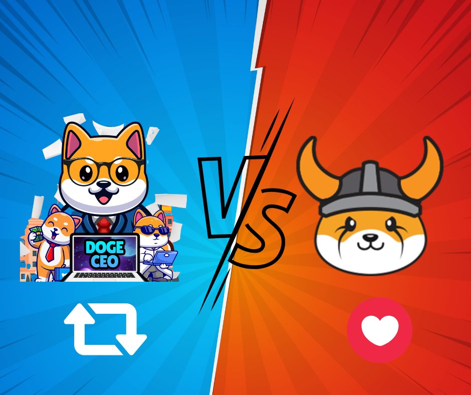 bitcoinlfgo's tweet photo. $FLOKI IS TRENDING 

BUT LET'S SEE WHO IS THE REAL GOAT 🐐 ?

#dogeceo Vs #Floki
@DogeCEOofficial
 vs 
@RealFlokiInu https://t.co/BVxDVjrcuP