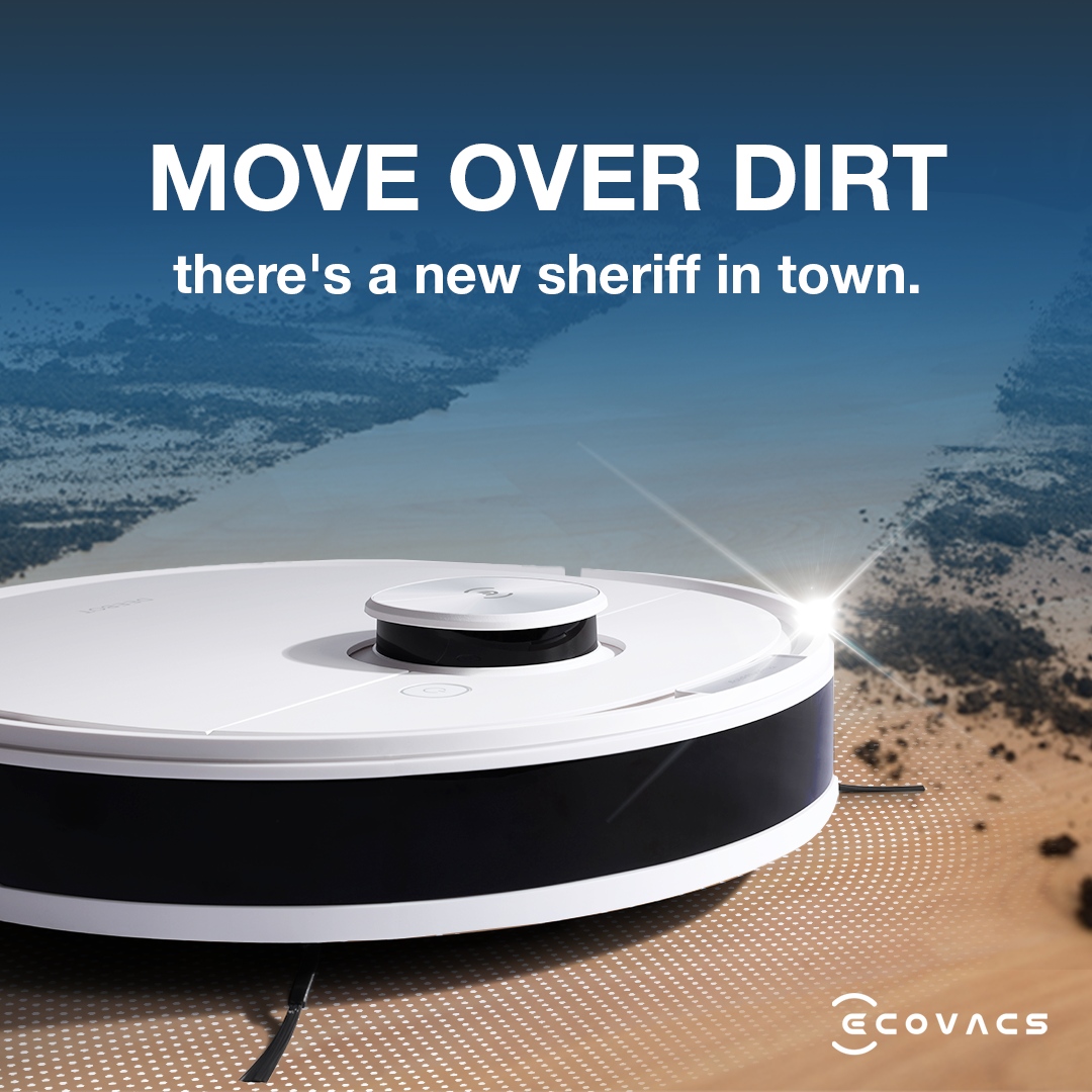 EcovacsUS's tweet image. When it comes to cleaning, don&apos;t settle for anything less than the best. Let DEEBOT be the sheriff of your home, keeping your space clean and pristine.

.

#ecovacs #ecovacsrobotics #roboticsforall #deebot #x1omni #vacuummop #roboticvacuum #roboticmop #vacuumandmop #smarth...