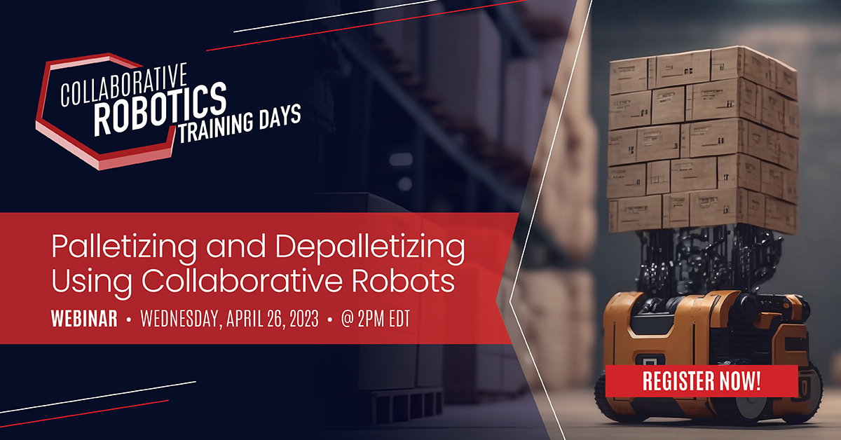 therobotreport's tweet image. Are you looking to hear about the latest collaborative robotics solutions for palletizing and depalletizing applications? Attend our free webinar: fal.cn/3xGkM 

Sponsored by #DoosanRobotics