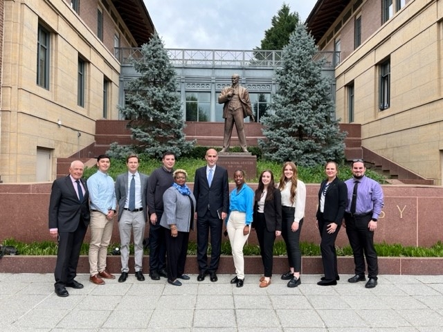 After spending the Spring studying U.S.-Turkey relations as a mock U.S. Embassy team, <a href="/ASU_SPGS/">School of Politics and Global Studies</a> Policy Design Studio students met with real-life #foreignpolicy leaders at the <a href="/TurkishEmbassy/">Joseph Morath</a>.

Good luck with your final presentation this week, PDS students! spgs.asu.edu/ldns