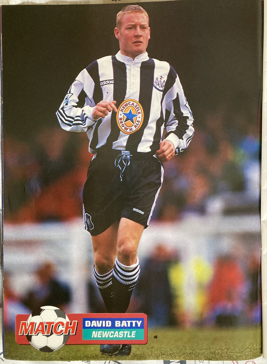 MMoftheD's tweet image. The enigma that is, David Batty.

#quicklykevinwillhescore #davidbatty #90sfootball #matchmagazine #nufc #england #threelions