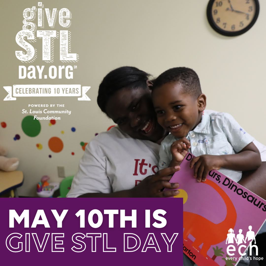 Mark your calendar! #GiveSTL day is almost here! Join the greater St. Louis community and help us continue our mission of providing hope and health to children and families across Missouri.
