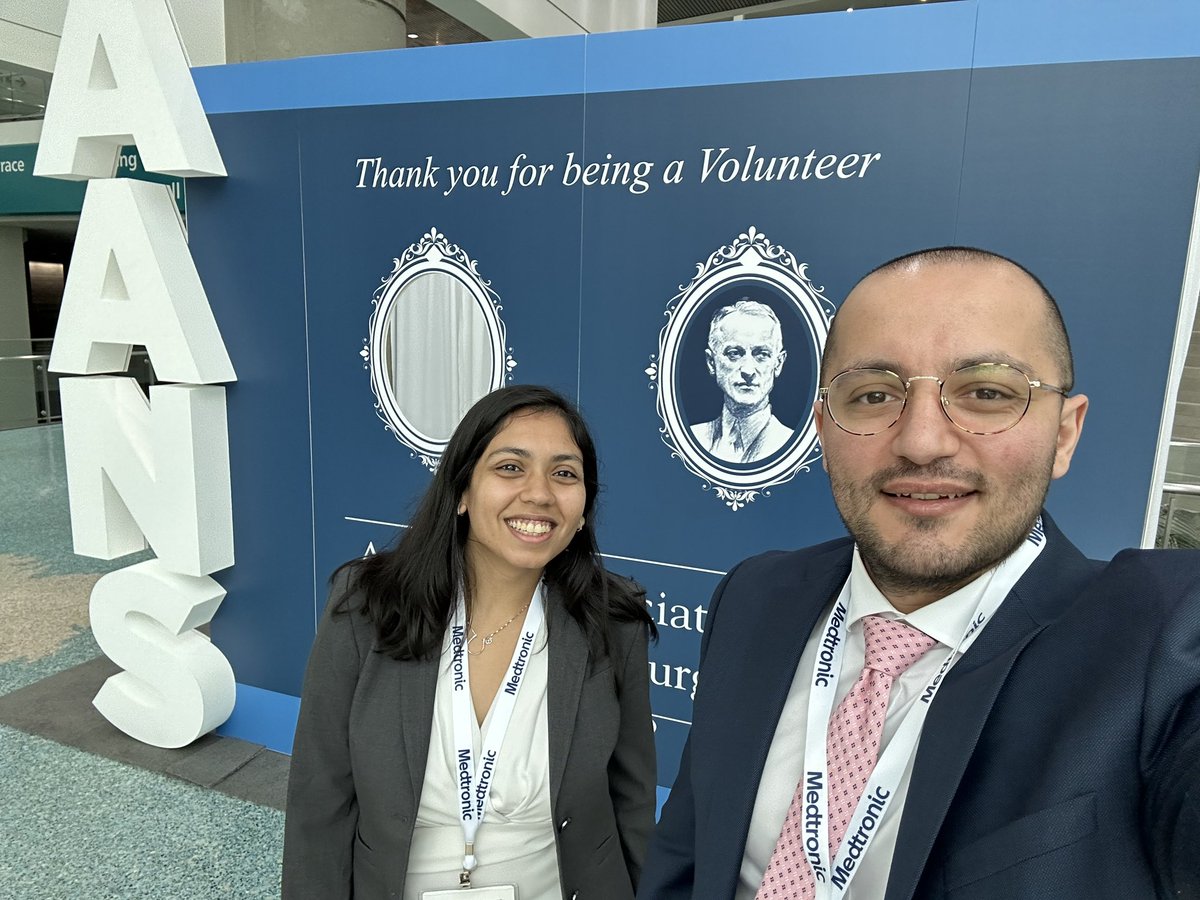 MGUHNeurosurg's tweet photo. Proud of our super star PGY-5 residents @Gnel_MD and Dr. Nirali Patel on their fantastic presentations at @AANSNeuro this weekend! #AANS2023 #Neurosurgery #MedTwitter https://t.co/XYZt3qh29d
