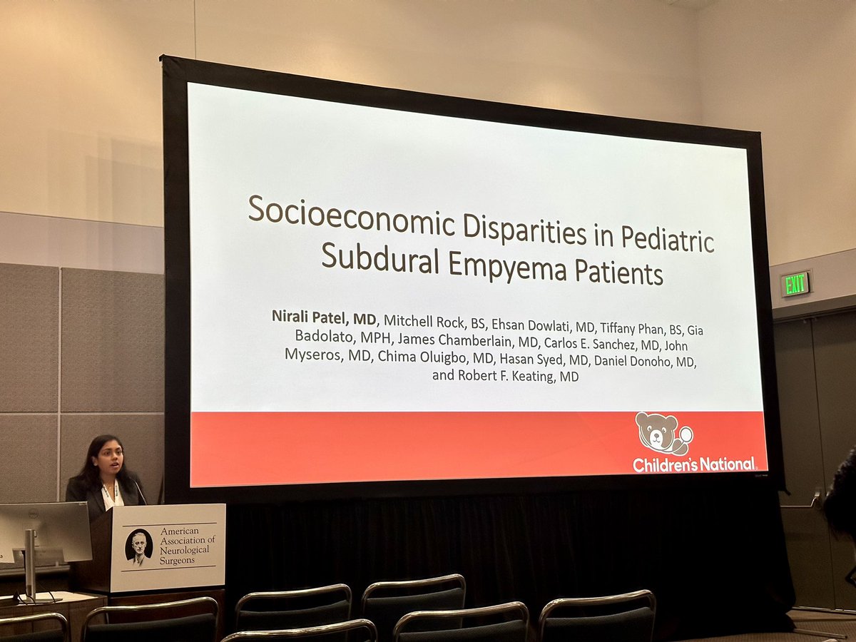 MGUHNeurosurg's tweet photo. Proud of our super star PGY-5 residents @Gnel_MD and Dr. Nirali Patel on their fantastic presentations at @AANSNeuro this weekend! #AANS2023 #Neurosurgery #MedTwitter https://t.co/XYZt3qh29d