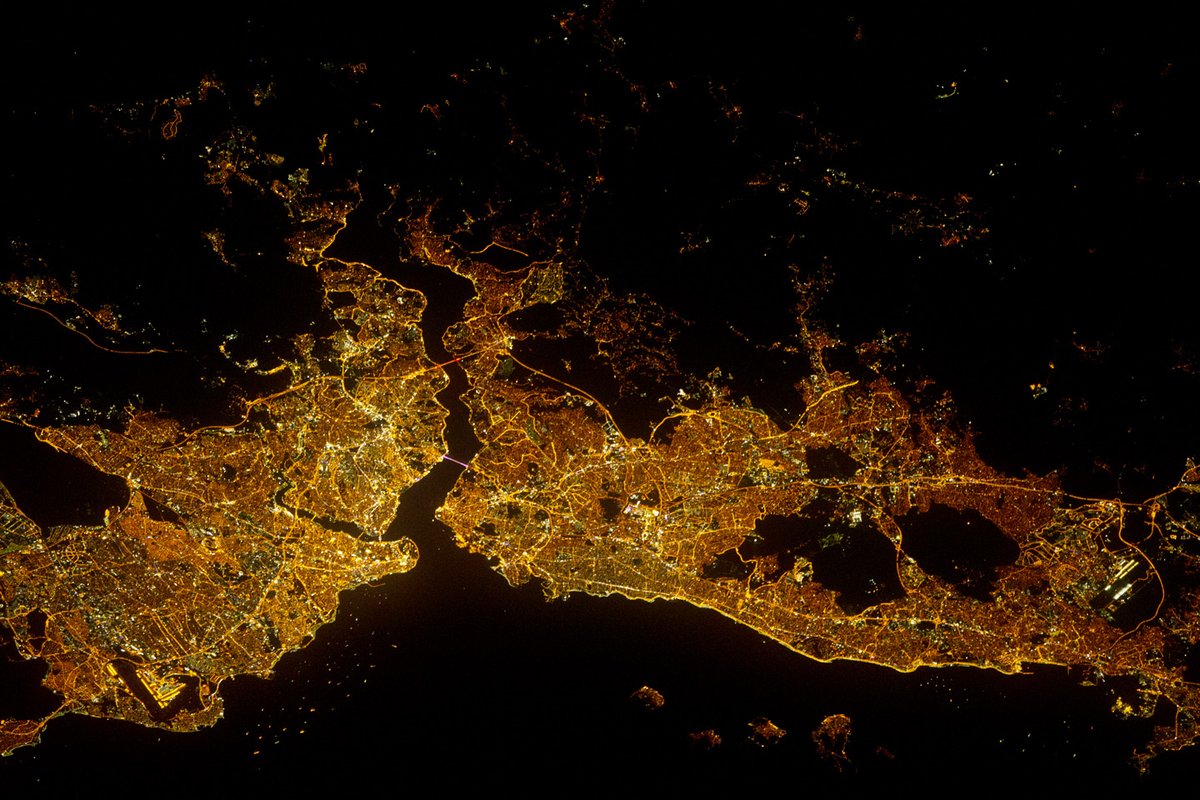 “If the Earth were a single state, Istanbul would be its capital.”

- Napoleon Bonaparte

📸 ''Istanbul at Night'' by <a href="/NASAEarth/">NASA Earth</a>