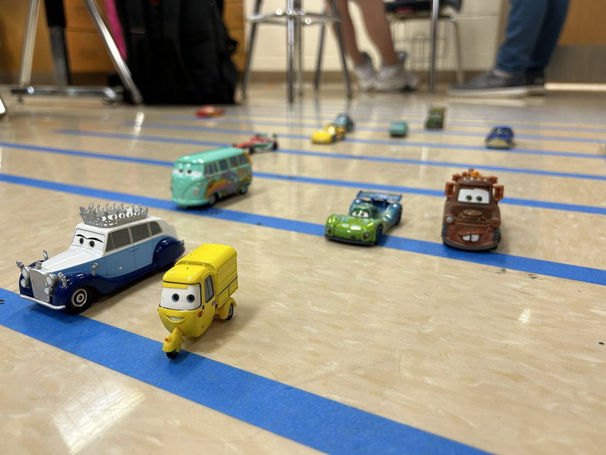 krystlemoos's tweet photo. Well, I thought it would be silly to race a MC AP test, but it is turning out to be engaging and fun! 5 questions at a time in pairs. Move forward for the number correct! #APChemistry #iteachchem #APTeach #STEMeducation #AACT #ACT2 https://t.co/8HUEumOGi5