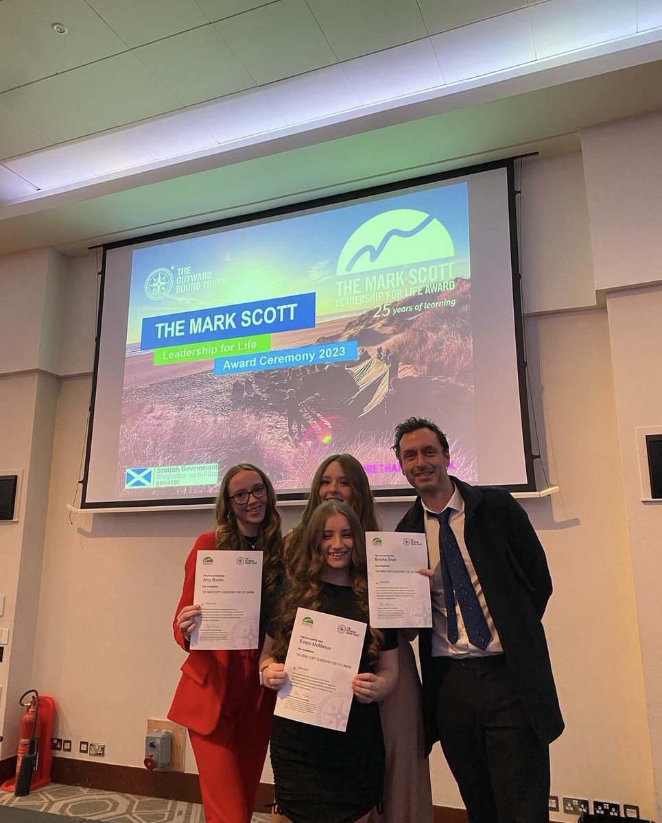 Here we go! Finally after putting so much hard work into our time away and during our project. we finally got our awards!! a massive thank you to outward bound for having us and a massive thank you to Andy from <a href="/YISc_2018/">Youth Initiatives Scotland</a> for coming to represent all saints and us🤍🥳