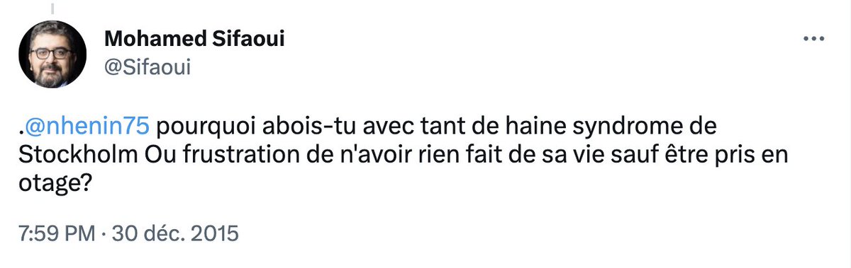 J'oubliais cet autre bénéficiaire de l'argent public du Fonds Marianne, qui lui aussi, participait à dénigrer Nicolas Hénin.