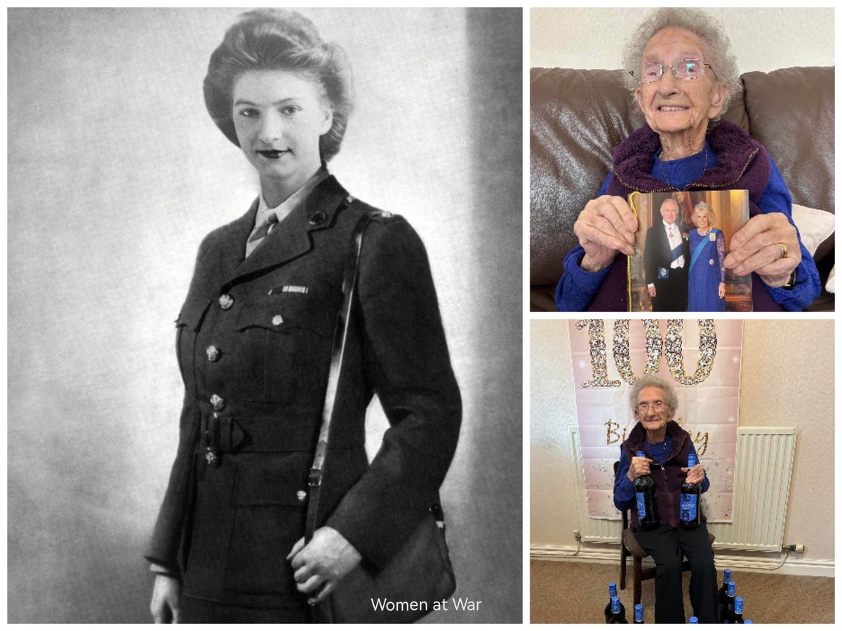 Today is a very special day for #ATS veteran Ella Thompson who celebrates her #100thbirthday 💐.  
Ella was then attached to the #RoyalArtillery HAA site in New Forest #womenshistory #auxiliaryterritorialservice #WW2 #ackack #centenary #veteran #womenshistory #militarywomen #WWII