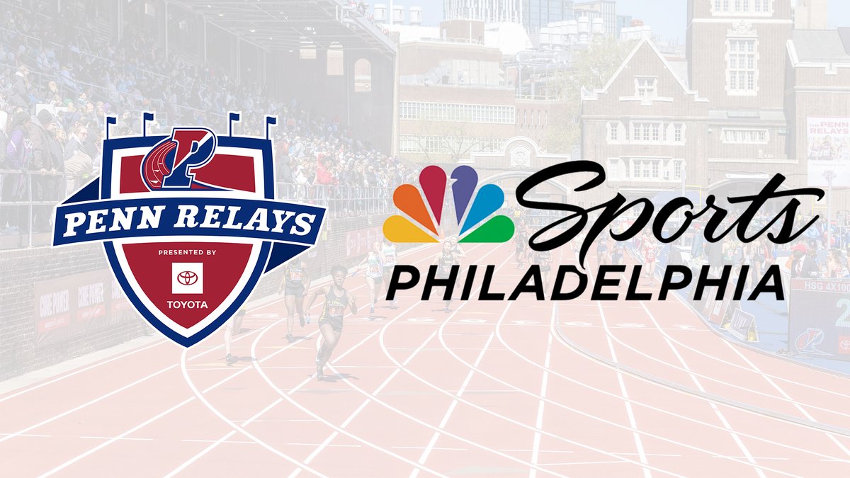 🚨🚨

The #2023PennRelays presented by <a href="/Toyota/">Toyota USA</a> will air LIVE on <a href="/NBCSPhilly/">NBC Sports Philadelphia</a> on Saturday afternoon from 2-4PM ET, as well as in five other regional markets!

For the full list⤵️
📰bit.ly/41zUiZn