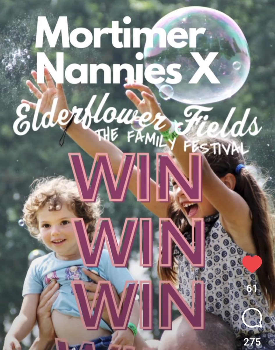 WIN a fab bundle of prizes including family festival tickets 🎪 instagram.com/reel/CrOV6dUtx…

Ends Wednesday