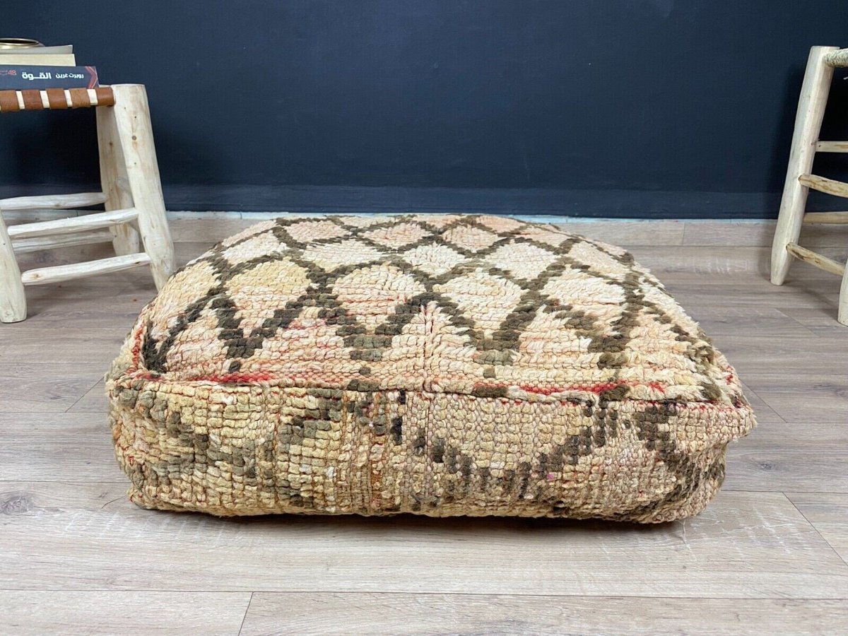 Excited to share the latest addition to my #etsy shop: Vintage Moroccan Kilim Pouf, Floor Pouf, Moroccan Boho Ottoman, Beni Ourain Square Pouf, Yoga Meditation Cushion, Outdoor Kilim Pillows etsy.me/3NdneBZ #no #bedroom #bohemianeclectic #outdoorkilimpillow #be
