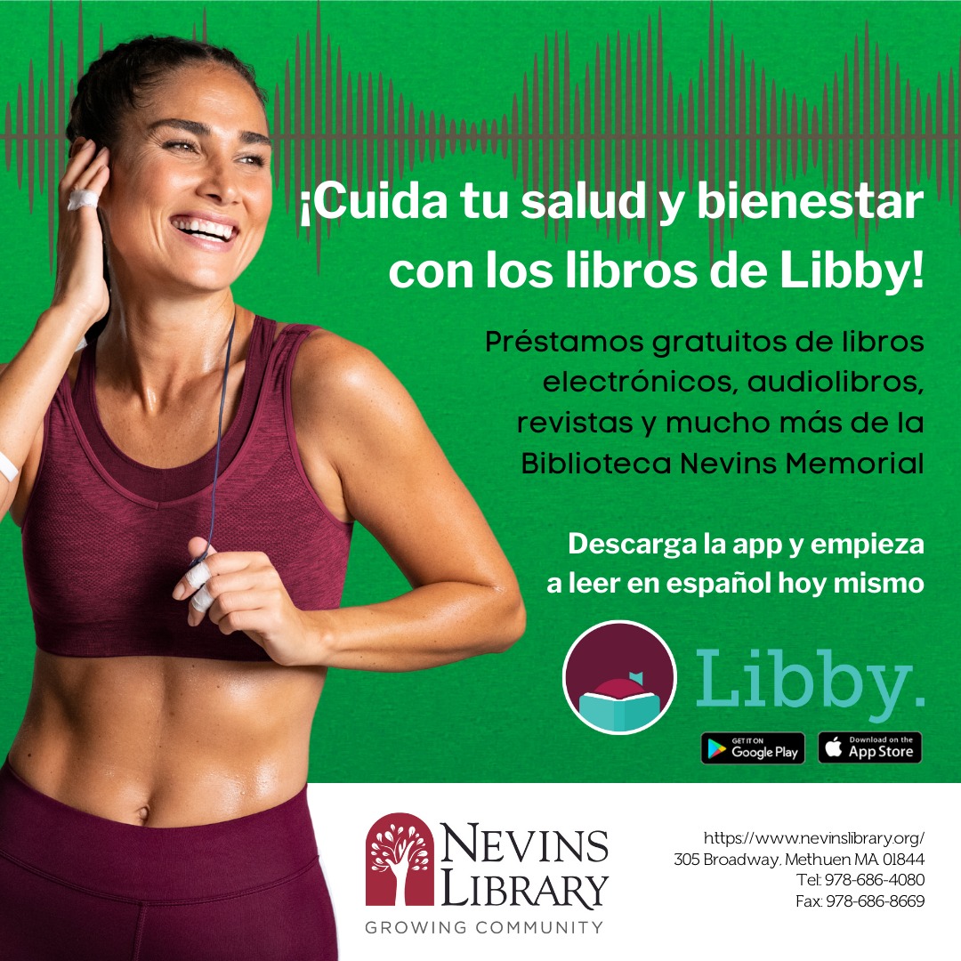 NevinsLibrary1's tweet image. ¡Cuida tu salud y bienestar con los libros de Libby!

@libbyapp #SaludYBienestar #LecturaEnEspañol