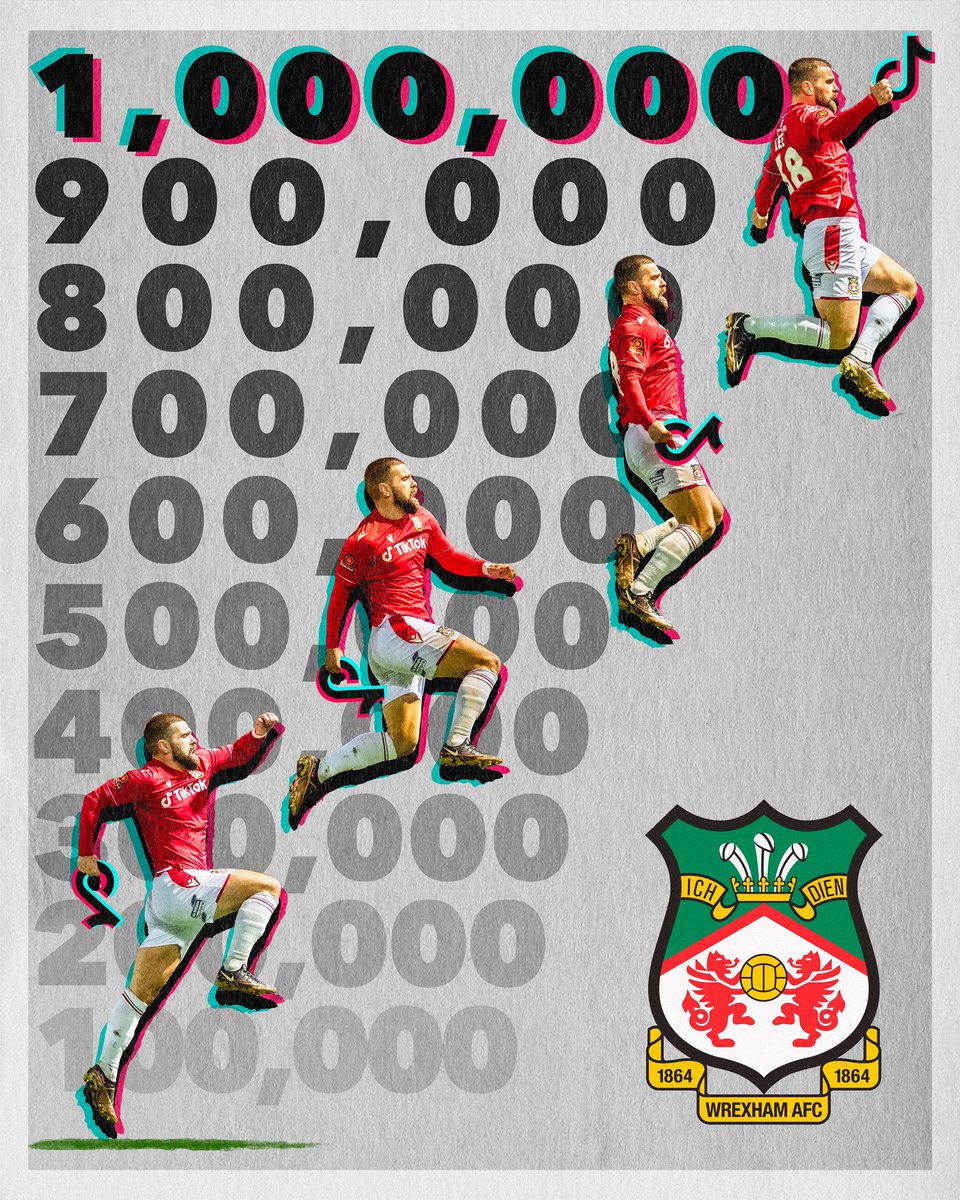 Over the weekend, we smashed past the 1 million follower mark on <a href="/tiktok_uk/">TikTok UK</a>!

🔴⚪️ #WxmAFC